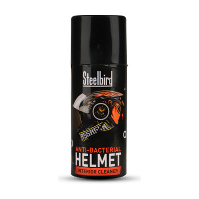 Steelbird Helmet Interior Foam Cleaner Anti Bacterial Spray for Helmet Interior Vehicle Interior Cleaner(150 ml)