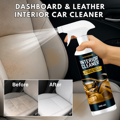 VRPRIME Car Interior Cleaner Spray For Dashboard, Seats & All Interior Surfaces Leather, Plastic & Fabric | AC Vents Tough Stain Cleaner Vehicle Interior Cleaner(500 ml)