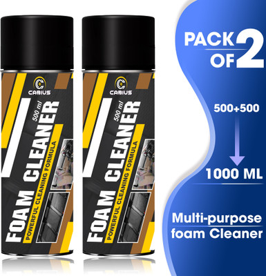 CABIUS Multipurpose Car Care Cleaner Foam Spray, Car Seat/ Exterior & Interior/Shoes/Sofa Cleaning Spray Vehicle Interior Cleaner(1000 ml)