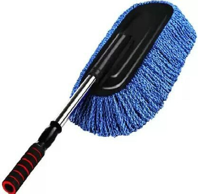 MAA BRAHMANI ENTERPRISE Microfiber Car Cleaning Retractable Brush Duster Removal Wet and Dry Duster