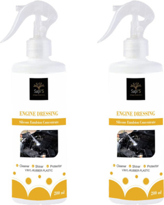 SAPI'S Engine Cleaner Engine Dressing Spray 200 ML Pack of 2 Vehicle Interior Cleaner(400 ml)