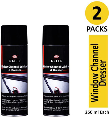 UE Elite Window Channel Lubricant & Dresser- 250 ML 250 ML (Pack of 2) Vehicle Interior Cleaner(250 ml)