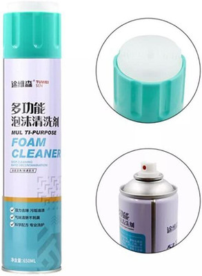 GVJ TRADERS Multipurpose Cleaner Foam /Car Sponge Foam Spray /Foam Cleaner /Car Accessories Foam Cleaning Spray Vehicle Interior Cleaner Car Sponge Vehicle Interior Cleaner(650 ml)