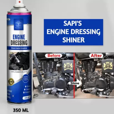 SAPI'S Car And Bike Engine Shiner Car and Bike Engine Shiner Spray ,Engine Cleaner Vehicle Interior Cleaner(350 ml)