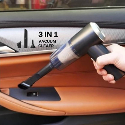 JERITO 3 in 1 Portable Wireless car vacuum cleaner 3in1 Vehicle Interior Cleaner(290 g)