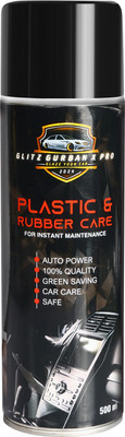 GLITZ GURBAN X PRO Plastic and Rubber Care For Instance Maintenance Perfect for Dashboard, Tires, and Other Plastic & Rubber Surfaces Vehicle Interior Cleaner(500 ml)
