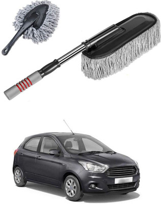 LOVMOTO Microfiber Vehicle Washing  Snow Brush & Ice Scrapper(Pack Of 1)