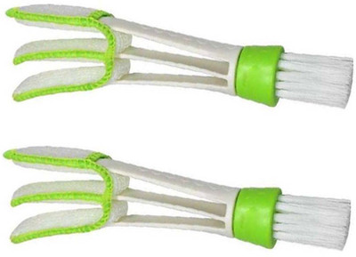 WINKCART Car Air Outlet Vent Double Head Keyboard Clean Brush Multipurpose dust cleaning brush Vehicle Interior Cleaner(110 g)