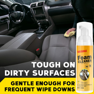 DRIDDLE Multi-Purpose Foam Cleaner for Car Interior Seat Cover etc... cle1 Vehicle Interior Cleaner(200 ml)