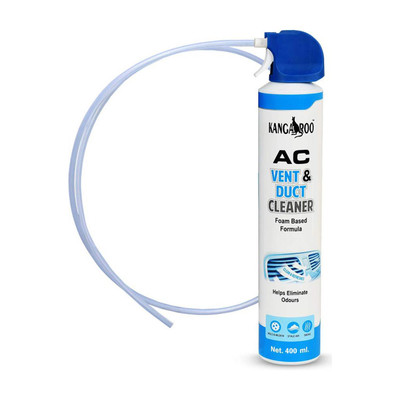 KANGAROO Car AC Vent & Duct Cleaner 400 ML Effective Cleaning 400 ml - ( Pack of 1 ) Vehicle Interior Cleaner(400 ml)