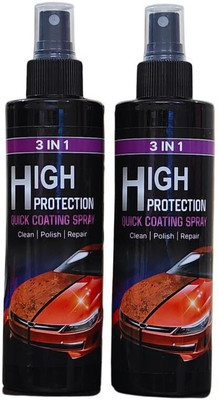hinik Liquid Car Polish for Dashboard, Exterior, Bumper, Leather, Metal Parts(400 ml)