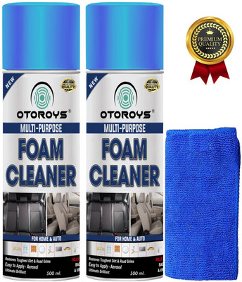 Otoroys Cleaning Combo Kit Foam Cleaner With Microfiber Cloths Vehicle Interior Cleaner(1000 ml)