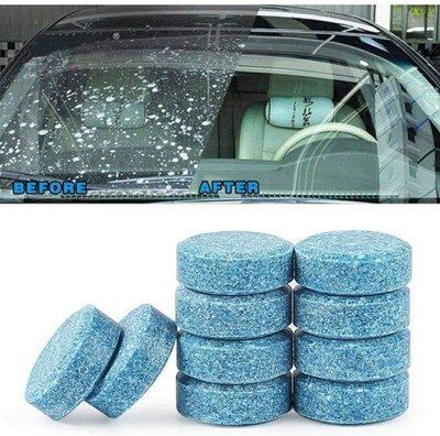 Devina Car Wiper Tablet pk of 10 Car Wiper Tablet pk of 10 Vehicle Interior Cleaner(10 g)