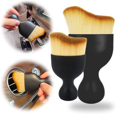 HurryShoppy Car Dust Cleaning Brush Soft Cleaning Brush Dashboard Multipurpose Vehicle Interior Cleaner(2 ml)