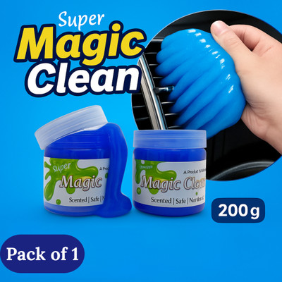 VIBES soothing to the senses Multipurpose Car Ac Vent Interior Dashboard Cleaning Slime Kit (200g, Pack of 1) Car Interior Cleaning Gel 200g (Pack of 1) Vehicle Interior Cleaner(200 g)