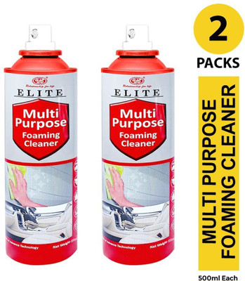 UE Elite Multi Purpose Foaming cleaner- 500 ml (Pack of 2) |Multi-Surface Foam Upholstery Cleaner Vehicle Interior Cleaner(1000 ml)