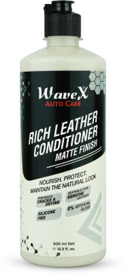 Wavex Rich Leather Conditioner Matte Finish Premium Leather Care for Car Seats, Interiors, Sofa, Jackets & Shoes Vehicle Interior Cleaner(500 ml)