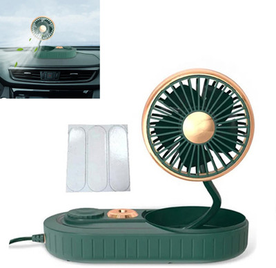 RKPSP USB Powered/3 Speeds Mist Single Head/Low Noise/360° Rotation Humidifier Fan-267 Car Interior Fan(5 V)