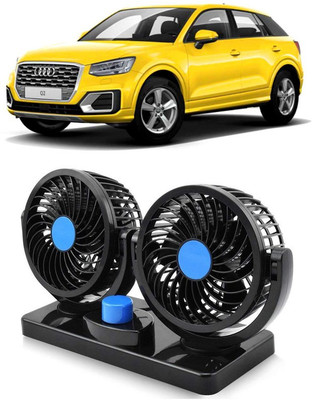 Amulite Car Fan 12V 360 Head 2 Speed Quiet Strong for All Vehicles-CF15 Car Interior Fan(12 V)