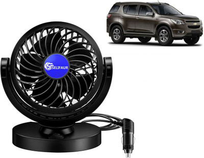 Selifaur Single Head 360 Degree High Speed Car Dashboard Fan Car Interior Fan(12 V)