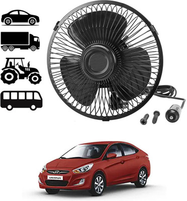 monolive Universal 12V Black 6inch Rotable Steel Fan For Car-294 Car Interior Fan(12 V)