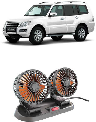 Furious3D Car Cooling Fan 12V With 360 Degree Rotation 2 Speed Fans F-808 Car Interior Fan(12 V)