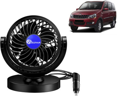 Selifaur Single Head 360 Degree High Speed Car Dashboard Fan Car Interior Fan(12 V)