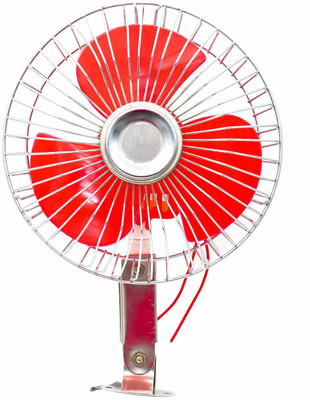 Ajeetech DC DC 6INCH FAN 12 Volts Oscillating Automotive Fan For Car/Truck/Tractor 094_ Car Interior Fan(12 V)
