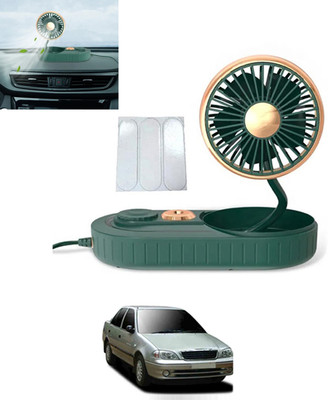 RKPSP USB Powered/3 Speeds Mist Single Head/Low Noise/360° Rotation Humidifier Fan-332 Car Interior Fan(5 V)