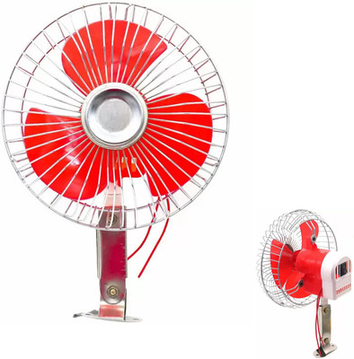 Ajeetech DC HighTech 12V DC Power Fan for Car Made In India/Jeep/Trucks/Bus/Office_ Car Interior Fan(12 V)