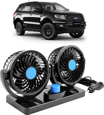 Amulite Car Fan 12V 360 Head 2 Speed Quiet Strong for All Auto Vehicles-Evl-032 Car Interior Fan(12 V)