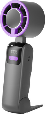 ELEPHANTBOAT Mini USB Fan 3 in 1 Handheld Desk and Pocket Travel Fan with Turbo Cooling Mini Handheld USB Fan Desk Fan Pocket Travel Turbo Cooling USB Fan(Purple)