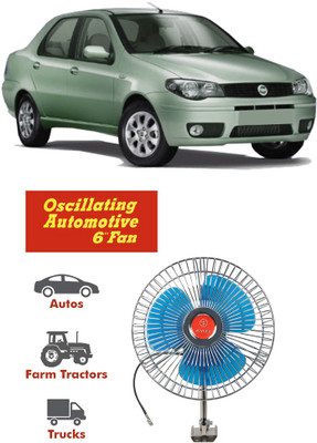 Genipap Oscillating Fan 6 Inch 12V Automotive For Car/Truck/Auto rickshaw-PKN0749 Car Interior Fan(12 V)