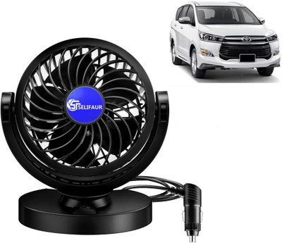 Selifaur Single Head 360 Degree High Speed Car Dashboard Fan Car Interior Fan(12 V)