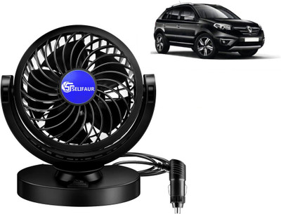 Selifaur Single Head 360 Degree High Speed Car Dashboard Fan Car Interior Fan(12 V)