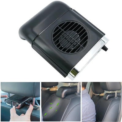 AYW 5V/3 Speeds,USB & 4 Clamps Vehicle Seat Fan With Head Restraint,High Airflow-01 Car Interior Fan(5 V)