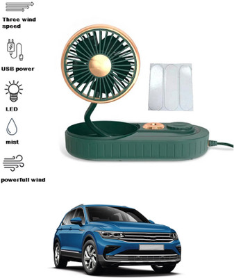 MATIES Humidifier Fan For Car Dashboard 229 Car Interior Fan(5 V)