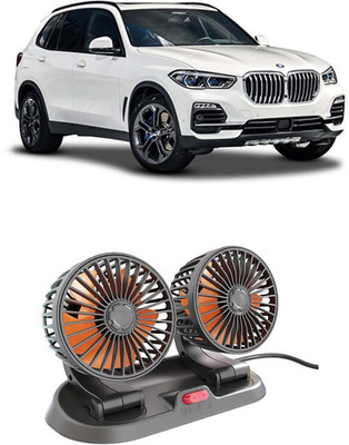 Furious3D Car Cooling Fan 12V With 360 Degree Rotation 2 Speed Fans F-2358 Car Interior Fan(12 V)