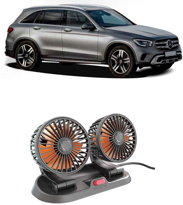 Furious3D Car Cooling Fan 12V With 360 Degree Rotation 2 Speed Fans F-74 Car Interior Fan(12 V)