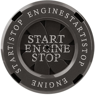 JKRP ENTERPRISE Car Engine Start Stop Switch | Metal Button Cover Car Inverter