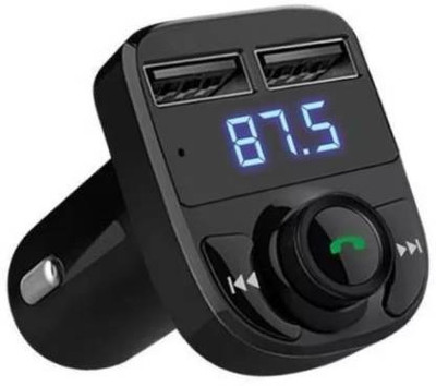 Tekxel v2.1+EDR Car Bluetooth Device with Car Charger(Black)