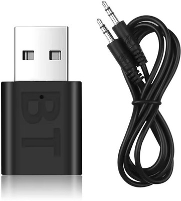 RPMSD v5.0 Car Bluetooth Device with Audio Receiver, 3.5mm Connector, Adapter Dongle(Black)