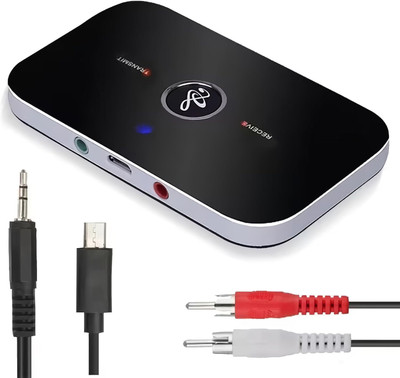microware v2.1+EDR Car Bluetooth Device with USB Cable, Audio Receiver, Transmitter(Black)