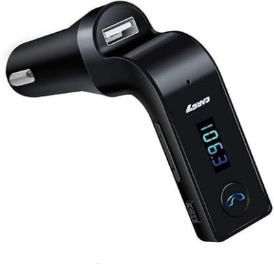 SarvoTeleweb v2.1 Car Bluetooth Device with FM Transmitter, Audio Receiver, MP3 Player(Black)
