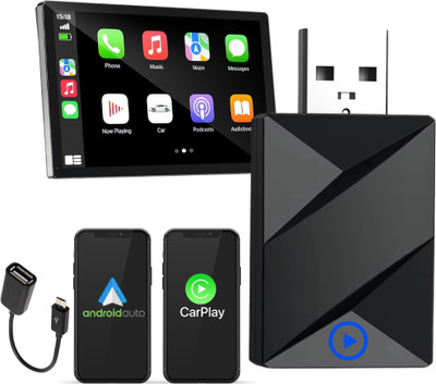 FLOWLET v5.0 Car Bluetooth Device with Adapter Dongle(Black)