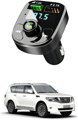 GONAMA v2.1 Car Bluetooth Device with Adapter Dongle, Transmitter(Multicolor)