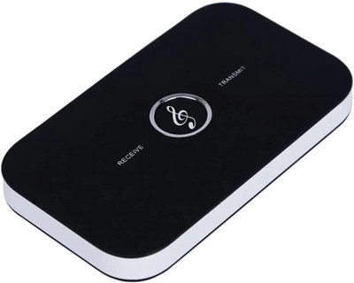 microware v5.0 Car Bluetooth Device with 3.5mm Connector, Transmitter, Audio Receiver, FM Player(Black)
