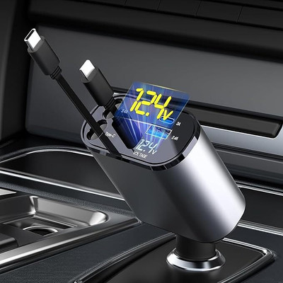 RANZZER v5.0 Car Bluetooth Device with Car Charger(Grey)