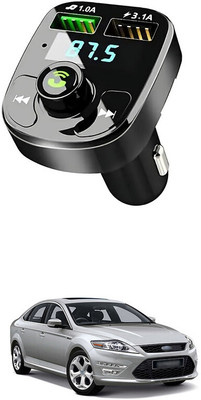 GONAMA v2.1 Car Bluetooth Device with Adapter Dongle, Transmitter(Multicolor)