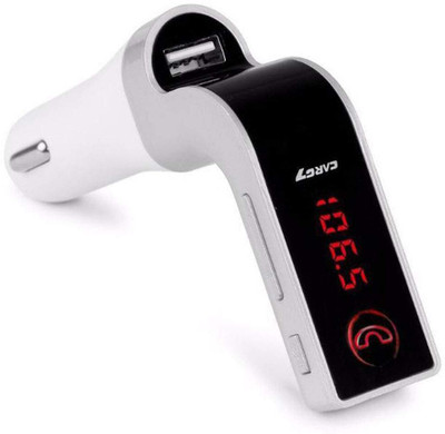 Rv7 v4.1 Car Bluetooth Device with FM Transmitter, Transmitter, Car Charger, MP3 Player(Multicolor)